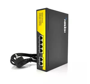 POE комутатор Merlion 4 POE 10/100+2 RJ45 10/100+вбудований блок живлення 52V 1.38A POE комутатор Merlion 4 POE 10/100+2 RJ45 10/100+вбудований блок живлення 52V 1.38A