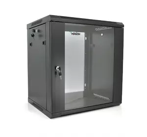 Шафа Merlion 15U, 600*450*768 (Ш*Г*В)мм  загартоване скло, чорна, сталь 1,2мм з замком Шафа Merlion 15U, 600*450*768 (Ш*Г*В)мм  загартоване скло, чорна, сталь 1,2мм з замком