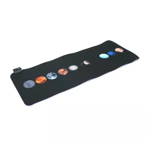 Килимок 300*800 для миші "Planets marbles" тканинний з боковою прошивкою, товщина 3 мм, RGB підсвічування, живлення USB 1,8 м, Color Box Килимок 300*800 для миші "Planets marbles" тканинний з боковою прошивкою, товщина 3 мм, RGB підсвічування, живлення USB 1,8 м, Color Box