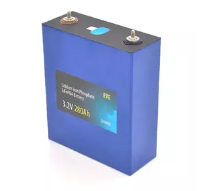 Осередок EVE 3.2V 280AH для збирання LiFePo4 акумулятора, (174х72х204(220)) мм Q4 Осередок EVE 3.2V 280AH для збирання LiFePo4 акумулятора, (174х72х204(220)) мм Q4