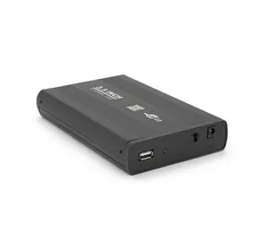 Карман , 3,5 "алюмінієвий корпус, інтерфейс USB2.0 SATA, Black Карман , 3,5 "алюмінієвий корпус, інтерфейс USB2.0 SATA, Black