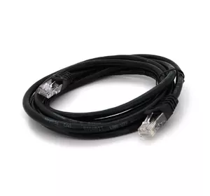 Патч-корд литий RITAR, UTP, RJ45, Cat.6, 1m, чорний, Cu (мідь) Патч-корд литий RITAR, UTP, RJ45, Cat.6, 1m, чорний, Cu (мідь)