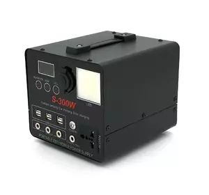 Портативний PowerBank S-300W, 220V/20A, 1*AC/220V+3*DC/12V+6*USB/5V, LED, Q4