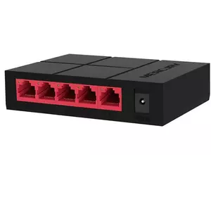 Комутатор Mercury SG105M 5 портів Ethernet 10/100 Мбіт/1000 Мбіт/сек, + перехідник, BOX Q60 Комутатор Mercury SG105M 5 портів Ethernet 10/100 Мбіт/1000 Мбіт/сек, + перехідник, BOX Q60