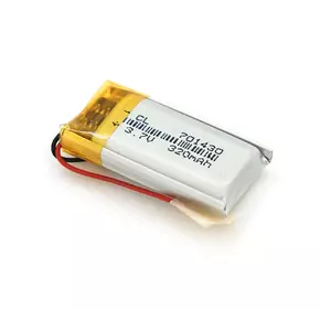 Літій-полімерний акумулятор 7*14*30mm (Li-ion 3.7В 320мА·ч) Літій-полімерний акумулятор 7*14*30mm (Li-ion 3.7В 320мА·ч)
