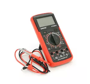 Мультиметр ANENG DT9205A-12, вимірювання: V, A, R, C, функція hFE Мультиметр ANENG DT9205A-12, вимірювання: V, A, R, C, функція hFE