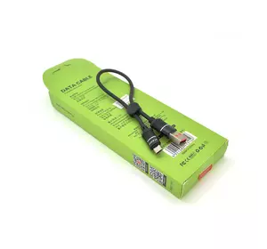 Кабель iKAKU KSC-351 XUNDIAN series for micro, Black, довжина 0,25м, 5А, BOX Кабель iKAKU KSC-351 XUNDIAN series for micro, Black, довжина 0,25м, 5А, BOX