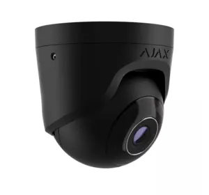 8 Mp дротова охоронна IP-камера Ajax TurretCam (8 Mp/4 mm) Black 8 Mp дротова охоронна IP-камера Ajax TurretCam (8 Mp/4 mm) Black