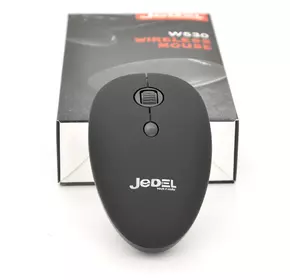 Мышь беспроводная JEDEL W530, 1000DPI, Black, 2.4GHZ, Box