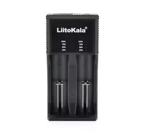 ЗП універсальний Liitokala Lii-PL2, 2 канали, LCD дисплей, підтримує Li-ion, Ni-MH і Ni-Cd AA (R6), ААA (R03), AAAA, С (R14)
