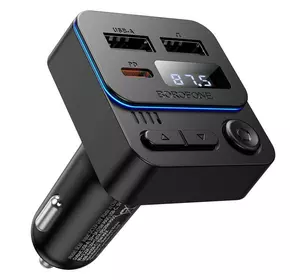 FM- модулятор Borofone BC60, Black, Box FM- модулятор Borofone BC60, Black, Box