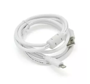 Кабель HIGH SPEED USB c ФІЛЬТРОМ для Iphone 5/6 - Ipad 4 білий 1.5M BOX Кабель HIGH SPEED USB c ФІЛЬТРОМ для Iphone 5/6 - Ipad 4 білий 1.5M BOX