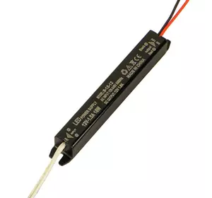Імпульсний блок живлення герметичний PSW12-18 12В 1.5А (18Вт) IP20 (142*18*18) Імпульсний блок живлення герметичний PSW12-18 12В 1.5А (18Вт) IP20 (142*18*18)