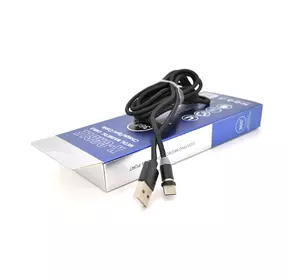 Магнітний кабель PiPo USB 2.0 /Lighting, 1m, 2А, тканинна оплетка, броньований, знімач, Black, BOX