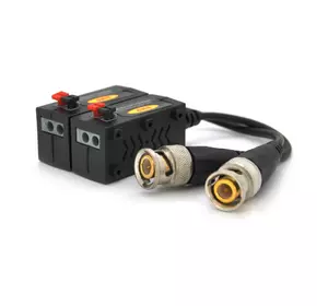 Пасивний приймач відеосигналу з'єднується 01HD P05 AHD / CVI / TVI, 720P / 1080P - 600/350 метрів, ціна за пару (підтримка до 4МР)