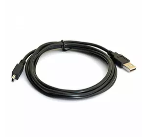Кабель USB 2.0 (AM / Mini 5 pin) 1,5м, чорний