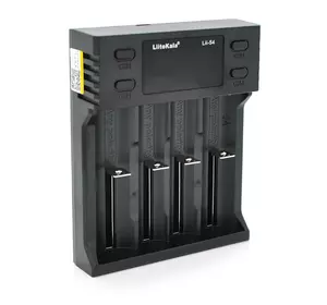 ЗУ універсальне Liitokala Lii-S4, 4 канали, LCD дисплей, підтримує Li-ion, Ni-MH та Ni-Cd AA (R6), ААA (R03), AAAA, С (R14) ЗУ універсальне Liitokala Lii-S4, 4 канали, LCD дисплей, підтримує Li-ion, Ni-MH та Ni-Cd AA (R6), ААA (R03), AAAA, С (R14)