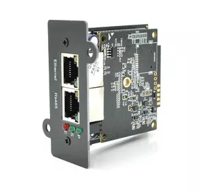 Карта віддаленого управління SNMP для ДБЖ, Lan, RS232, 12V, 110x70x24mm Карта віддаленого управління SNMP для ДБЖ, Lan, RS232, 12V, 110x70x24mm