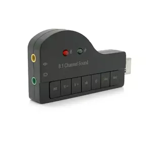 Контролер USB-sound card (8.1) 3D sound (Windows 7 ready), Blister Контролер USB-sound card (8.1) 3D sound (Windows 7 ready), Blister