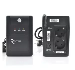 ДБЖ Ritar RTP850 (510W) Proxima-L, LED, AVR, 2st, 2xSCHUKO socket, 1x12V9Ah, plastik Case. NEW! ДБЖ Ritar RTP850 (510W) Proxima-L, LED, AVR, 2st, 2xSCHUKO socket, 1x12V9Ah, plastik Case. NEW!