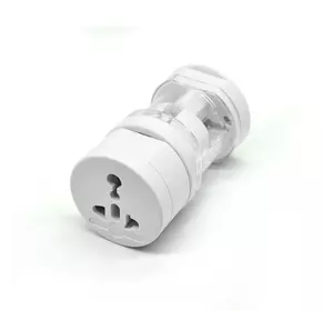 Перехідник на  американка/євророзетка 4 in 1, White, BOX Перехідник на  американка/євророзетка 4 in 1, White, BOX
