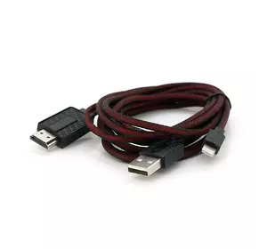 Конвертер Lighting (папа) на HDMI(папа) 1,8м, GOLD, 4K/2K, Пакет Конвертер Lighting (папа) на HDMI(папа) 1,8м, GOLD, 4K/2K, Пакет