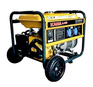 Генератор бензиновий KGL5000CE, 1-фазний 230V, 50Hz, 5kVA/3.5kW, бак 17 л, витрата 1.3 л/год, пуск: ручний/стартер, 640х490х595 мм, 48 кг Генератор бензиновий KGL5000CE, 1-фазний 230V, 50Hz, 5kVA/3.5kW, бак 17 л, витрата 1.3 л/год, пуск: ручний/стартер, 640х490х595 мм, 48 кг