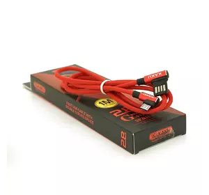 Кабель iKAKU KSC-028 JINDIAN charging data cable for micro, Red, довжина 1м, 2.4A, BOX Кабель iKAKU KSC-028 JINDIAN charging data cable for micro, Red, довжина 1м, 2.4A, BOX
