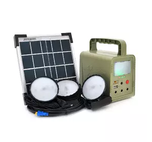 Портативный фонарь BRAZZERS BRPF-CF42/5, Solar panel 5W, LiFePO4 - 42Wh, DC: 3.2V, USB:: 1x5V/2A, 3x6W Led лампы 3м, 9W встроенный фонарь, BOX, Q8