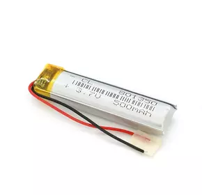 Літій-полімерний акумулятор 8*12*50mm (Li-ion 3.7В 500мА·год) Літій-полімерний акумулятор 8*12*50mm (Li-ion 3.7В 500мА·год)
