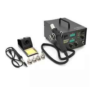 Паяльна станція BAKKU BK852D+ компресорна, цифрова індикація, фен, паяльник (325*275*202) 4,46 кг Паяльна станція BAKKU BK852D+ компресорна, цифрова індикація, фен, паяльник (325*275*202) 4,46 кг