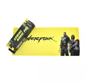 Килимок 300*700 тканинний Cyberpunk Label з боковою прошивкою, товщина 3 мм, колір Yellow, Пакет Килимок 300*700 тканинний Cyberpunk Label з боковою прошивкою, товщина 3 мм, колір Yellow, Пакет