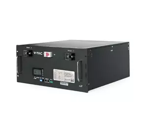 Акумуляторна батарея V-TAC LiFePO4 48V 200Аh 9,6kWh,(100/100A) 445x244x500mm, 78kg Акумуляторна батарея V-TAC LiFePO4 48V 200Аh 9,6kWh,(100/100A) 445x244x500mm, 78kg