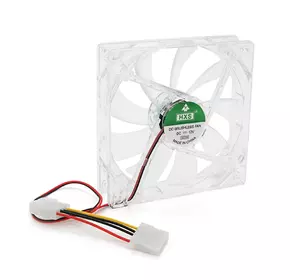 Кулер корпусний 12025 DC sleeve fan 4pin - 120*120*25мм, 12V/0,15A, 1900об/хв, White Кулер корпусний 12025 DC sleeve fan 4pin - 120*120*25мм, 12V/0,15A, 1900об/хв, White