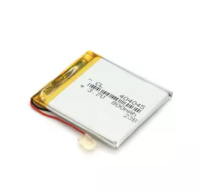 Літій-полімерний акумулятор 4*40*45mm (Li-ion 3.7В 800мА·ч) Літій-полімерний акумулятор 4*40*45mm (Li-ion 3.7В 800мА·ч)