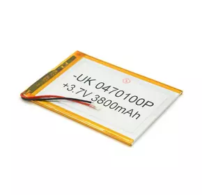 Літій-полімерний акумулятор 4*70*100mm (Li-ion 3.7В 3800мА·год) Літій-полімерний акумулятор 4*70*100mm (Li-ion 3.7В 3800мА·год)