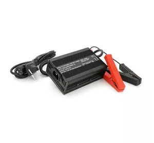 Зарядний пристрій для акумуляторів AGM 24V, 10A, крокодили,135x90x50mm Зарядний пристрій для акумуляторів AGM 24V, 10A, крокодили,135x90x50mm