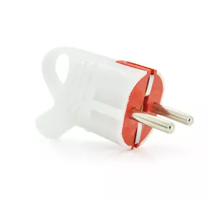 Вилка з заземленням кутова, 16A 250V A112, White, Q20 Вилка з заземленням кутова, 16A 250V A112, White, Q20