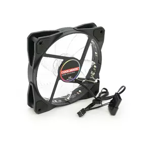 Кулер корпусний 12025 DC sleeve fan 4pin - 120 * 120 * 25мм, 12V, 1100об / хв, 15LED, RGB Кулер корпусний 12025 DC sleeve fan 4pin - 120 * 120 * 25мм, 12V, 1100об / хв, 15LED, RGB