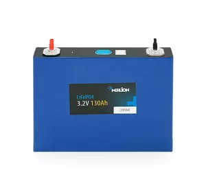 Осередок Merlion 3.2V 130AH для збирання LiFePo4 акумуляторів, (200х30х170(185)) мм, Q6 Осередок Merlion 3.2V 130AH для збирання LiFePo4 акумуляторів, (200х30х170(185)) мм, Q6