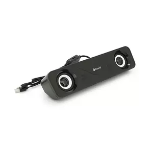Колонки 2.0 Kisonli i-610, для ПК і ноутбука, USB + 3.5mm, 2x3W, 20Hz- 20KHz, Black, BOX, Q60 Колонки 2.0 Kisonli i-610, для ПК і ноутбука, USB + 3.5mm, 2x3W, 20Hz- 20KHz, Black, BOX, Q60