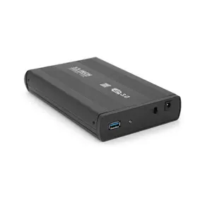 Карман , 3,5 "алюмінієвий корпус, інтерфейс USB3.0 SATA, Black Карман , 3,5 "алюмінієвий корпус, інтерфейс USB3.0 SATA, Black