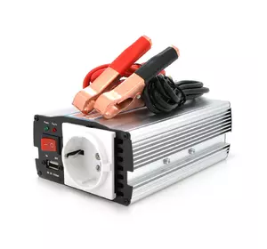 Інвертор напруги Mervesan MRV-15012 (150W), 12/220V, approximated, 1Shuko, клеми + крокодили, Box.Q20 Інвертор напруги Mervesan MRV-15012 (150W), 12/220V, approximated, 1Shuko, клеми + крокодили, Box.Q20