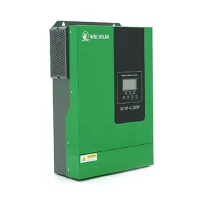 Гібридний інвертор HVM-6.2KW, 6200W, 48V, струм заряду 0-120A, 60-500V, MPPT (120А, 500 Vdc) Гібридний інвертор HVM-6.2KW, 6200W, 48V, струм заряду 0-120A, 60-500V, MPPT (120А, 500 Vdc)