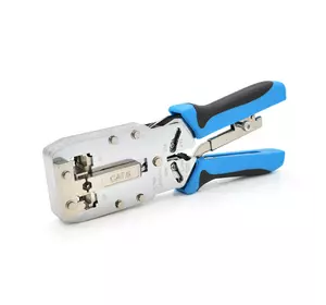 Инструмент Ritar HT-2810R с храповиком для обжимки RJ-45 (8P8C Cat-6) и RJ-12/11 (6P6C), 4P/6P/8P Инструмент Ritar HT-2810R с храповиком для обжимки RJ-45 (8P8C Cat-6) и RJ-12/11 (6P6C), 4P/6P/8P