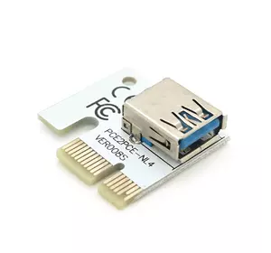 Адаптер - перехідник PCE-NL4 з PCI-e x1 на USB 3.0, VER008S, OEM Адаптер - перехідник PCE-NL4 з PCI-e x1 на USB 3.0, VER008S, OEM