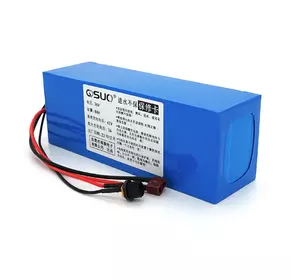 Акумуляторна батарея літієва QiSuo 36V 8A з елементами Li-ion 18650, DC: 5.5x2.1мама + роз'єм T-2HQмама Акумуляторна батарея літієва QiSuo 36V 8A з елементами Li-ion 18650, DC: 5.5x2.1мама + роз'єм T-2HQмама