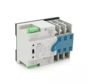 Автомат введення резерву (АВР) триполюсний YRQ2PC-125PV, 400V/125A на DIN-рейку для інверторів Автомат введення резерву (АВР) триполюсний YRQ2PC-125PV, 400V/125A на DIN-рейку для інверторів