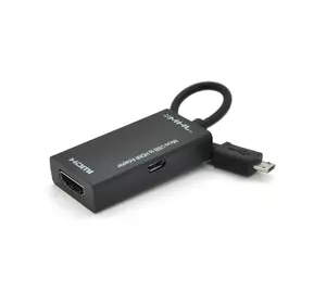 Конвертер MHL 11P на HDMI, Black, 4K/2K, OEM Конвертер MHL 11P на HDMI, Black, 4K/2K, OEM