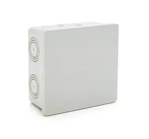 Коробка розподільна, СOURBI 80х80х40 сіра гладкостенная, IP65 (негорюча) Коробка розподільна, СOURBI 80х80х40 сіра гладкостенная, IP65 (негорюча)